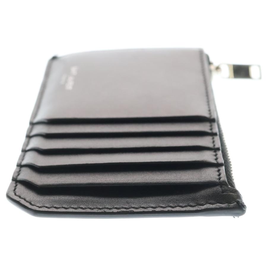 SAINT LAURENT PARIS サンローランパリ フロントロゴ レザー フラグメント カードケース ブラック 609362 SAINT LAURENT PARIS サンローランパリ フロントロゴ レザー
