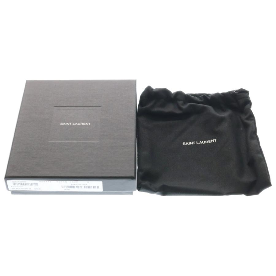 SAINT LAURENT PARIS サンローランパリ フロントロゴ レザー
