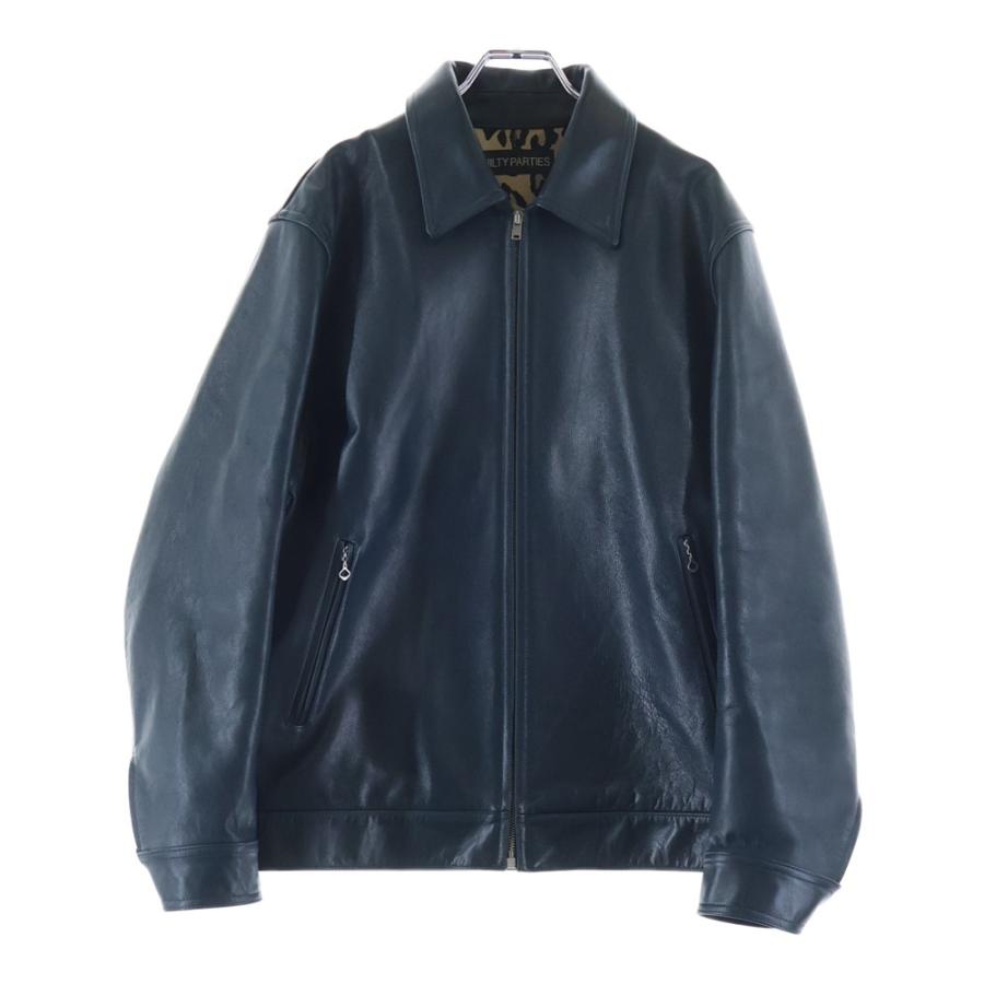 美品WAKOMARIA ギャングコート レザー レオパード ライダース L WACKO