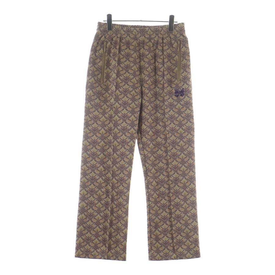 Needles ニードルス TRACK PANT 総柄 ドローストリング トラックパンツ ブラウン MR283 Needles（ニードルス） TRACK PANT 総柄 ドローストリング トラック