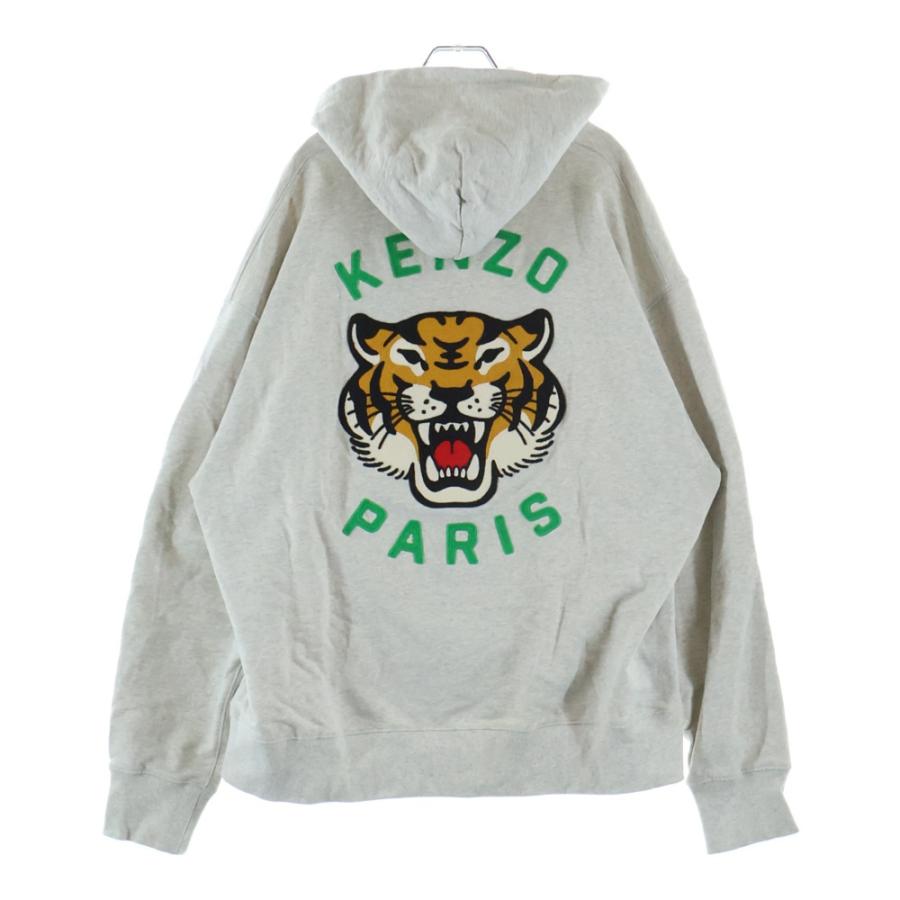 新品未使用　KENZO タイガー刺繍ロゴパーカー KENZO（ケンゾー） 24SS LUCKY TIGER HOODIE タイガー刺繍 プル