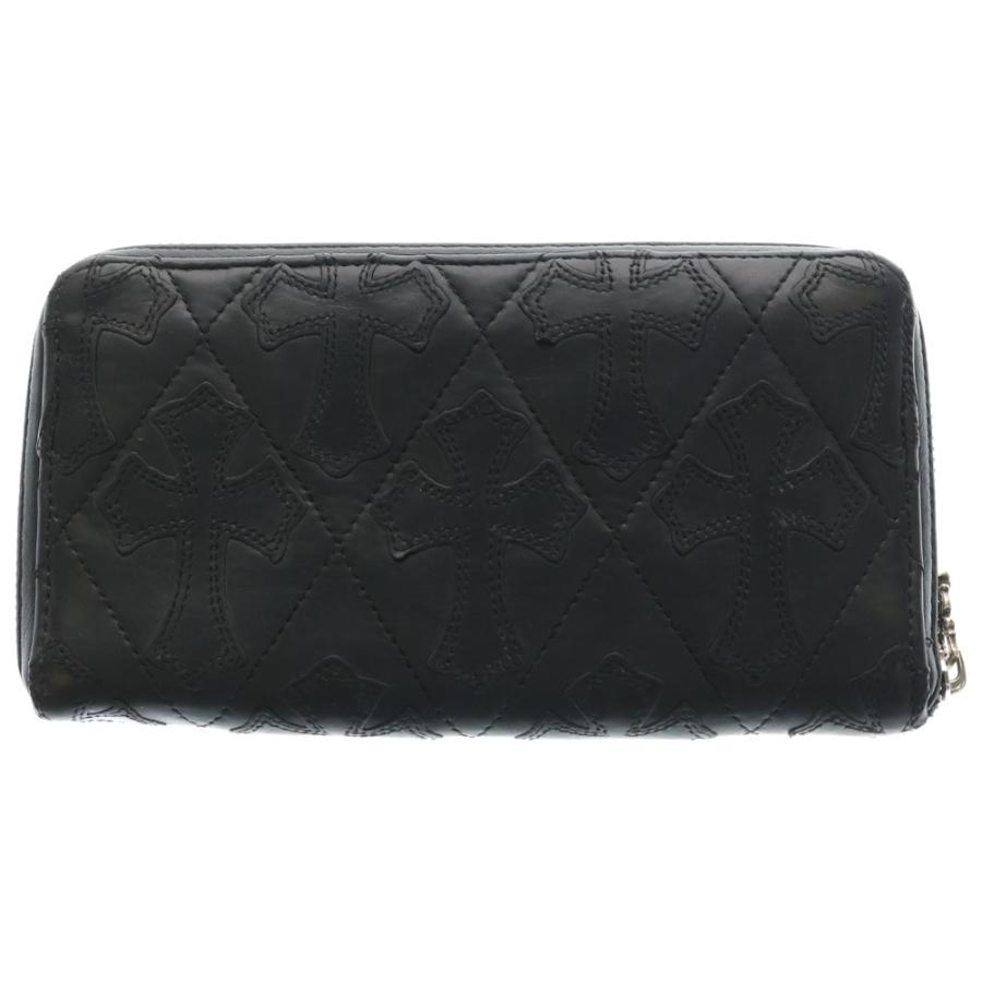 CHROME HEARTS クロムハーツ REC FZIP QUILT CHROME HEARTS（クロムハーツ） REC F ZIP QUILTED WALLET