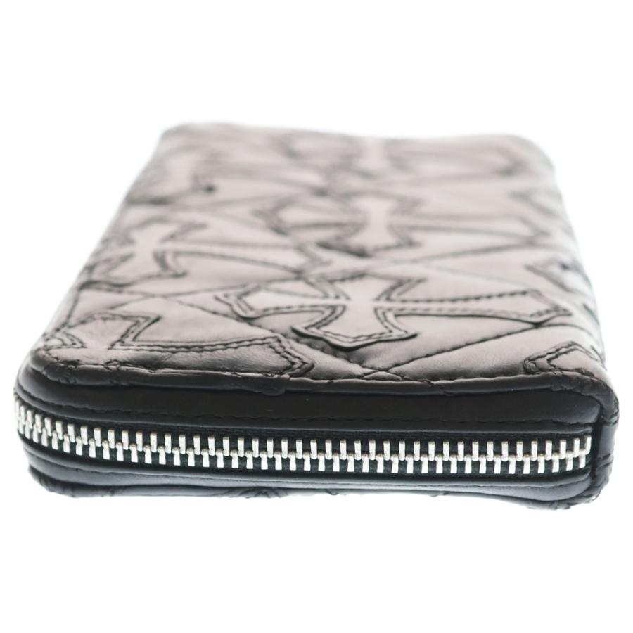 Chrome Hearts セメタリークロス キルティングレザーウォレット クロムハーツ セメタリークロス キルティング レザー ウォレット ユニ