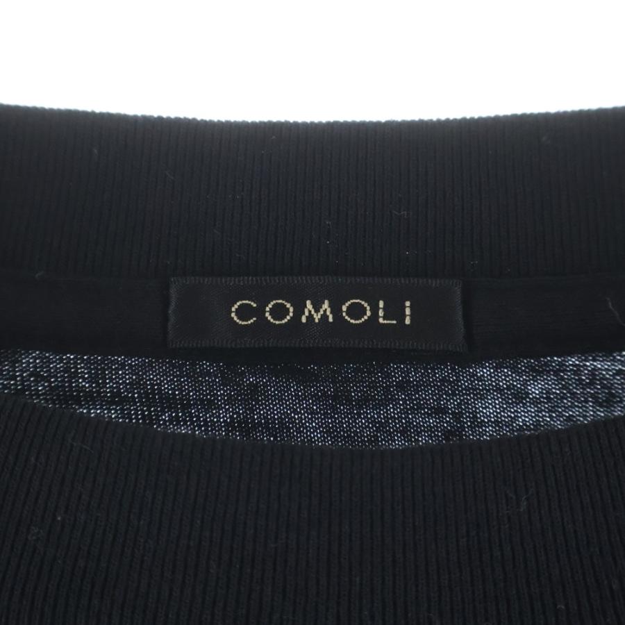 COMOLI（コモリ） 25AW コットンカシミヤ 長袖Tシャツ クルーネック