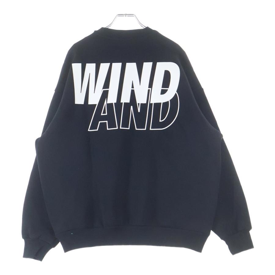 WIND AND SEA（ウィンダンシー） ルーズフィット ロゴプリント クルー