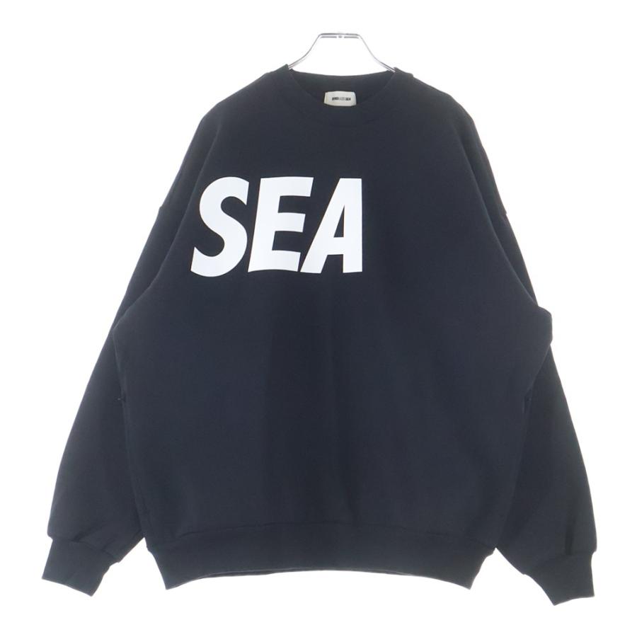 WIND AND SEA（ウィンダンシー） ルーズフィット ロゴプリント クルー