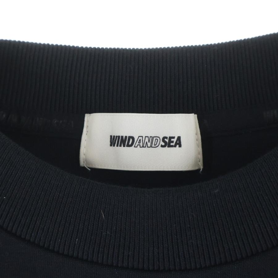 WIND AND SEA（ウィンダンシー） ルーズフィット ロゴプリント クルー