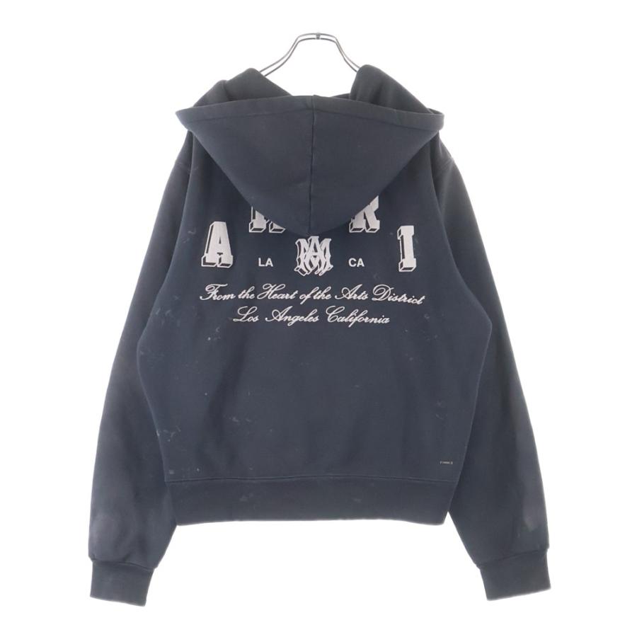 AMIRI（アミリ） VINTAGE COLLEGIATE ZIP HOODIE ヴィンテージ加工