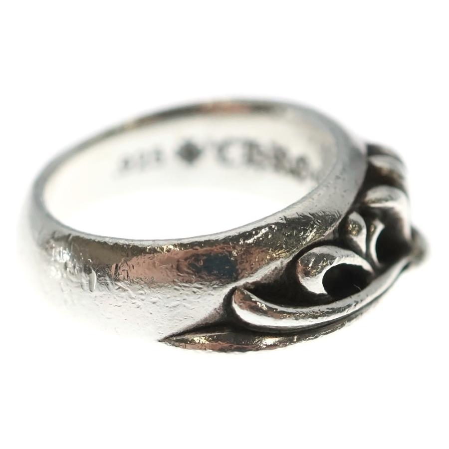 CHROME HEARTS（クロムハーツ） HALF CLASSIC FLORAL CROSS RING