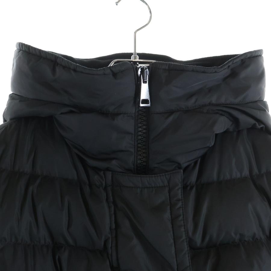MONCLER モンクレール 18AW GRIVE アームロゴワッペン フーデッド ダウンコート ブラック レディース D20934939205 54155_2