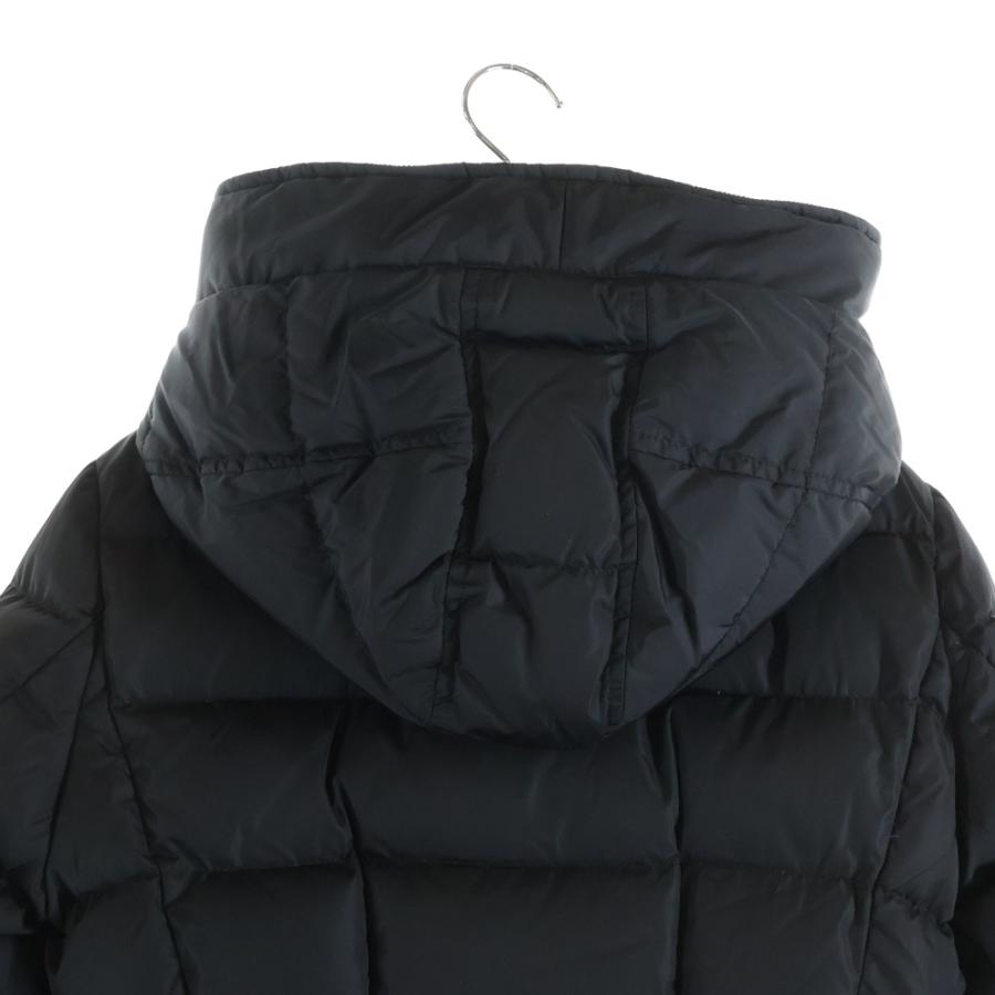 MONCLER モンクレール 18AW GRIVE アームロゴワッペン フーデッド ダウンコート ブラック レディース D20934939205 54155_3