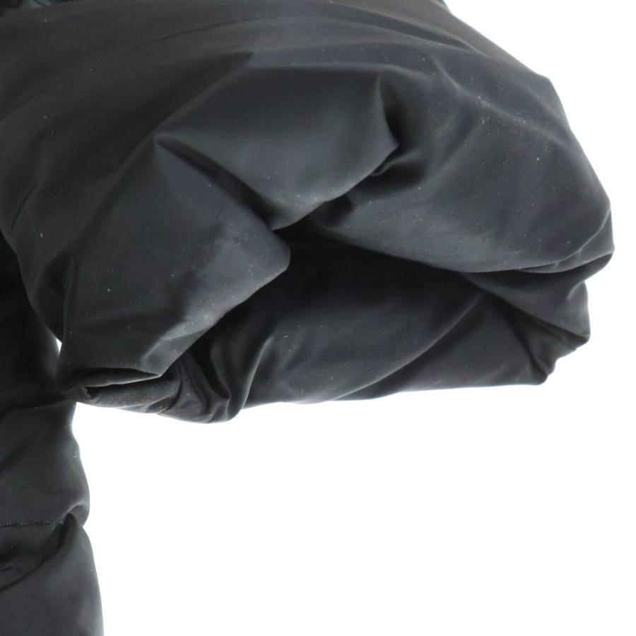 MONCLER モンクレール 18AW GRIVE アームロゴワッペン フーデッド ダウンコート ブラック レディース D20934939205 54155_4