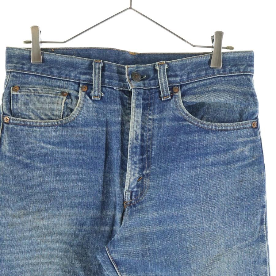 リーバイス 66前期 517 フレア バギー デニム トップ裏2 色残り5割 