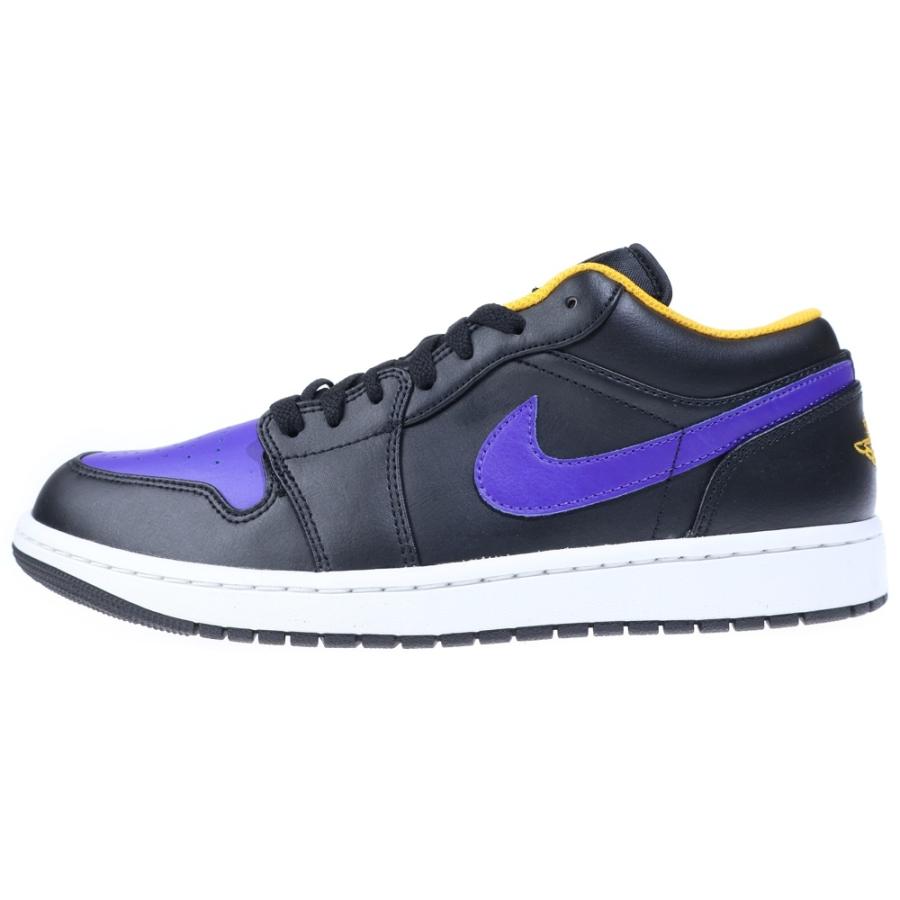 NIKE ナイキ AIR JORDAN1 LOW エアジョーダン1 ローカットスニーカー パープル/ブラック 553558‐501 US8.5 NIKE（ナイキ） AIR JORDAN 1 LOW LAKERS エア ジョーダン 1
