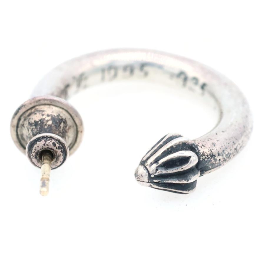 【週末値下げ】CHROME HEARTS プレーンフープピアス CHROME HEARTS (クロムハーツ) プレーン フープ イヤリング - Freaks