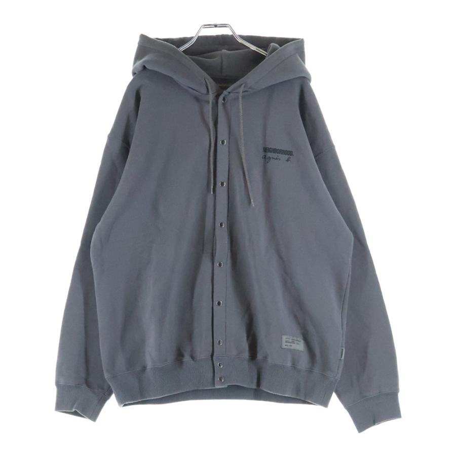 NEIGHBORHOOD ダークグレー パーカー NEIGHBORHOOD（ネイバーフッド） 25AW ×agnes b アニエスベー スナップ