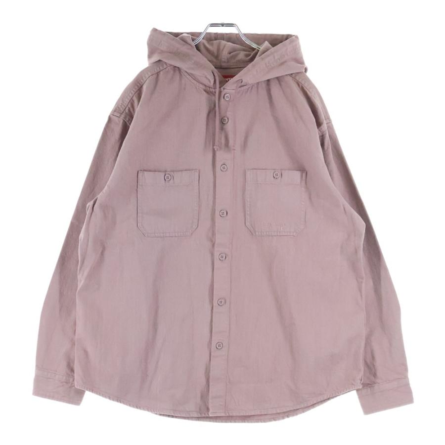 Supreme（シュプリーム） 25SS Hooded Denim Shirt ロゴ刺繍