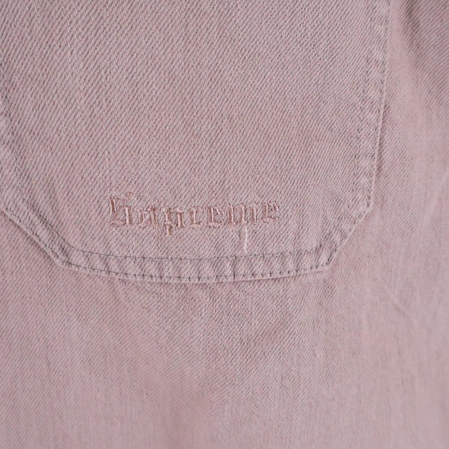 Supreme（シュプリーム） 25SS Hooded Denim Shirt ロゴ刺繍
