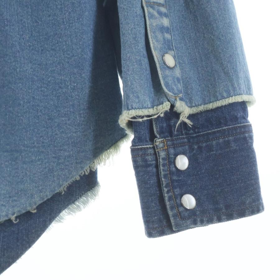 MINEDENIM（マインデニム） 22SS DENIM WESTERN LAYERED SH デニム