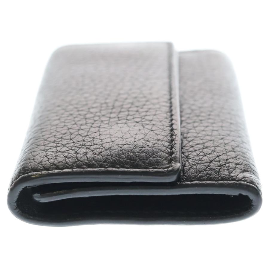 Maison Margiela メゾンマルジェラ KEY CASE 4ステッチ レザー 6連キーケース ブラック S55UA0026 Maison Margiela（メゾンマルジェラ） KEY CASE 4ステッチ レザー 6連