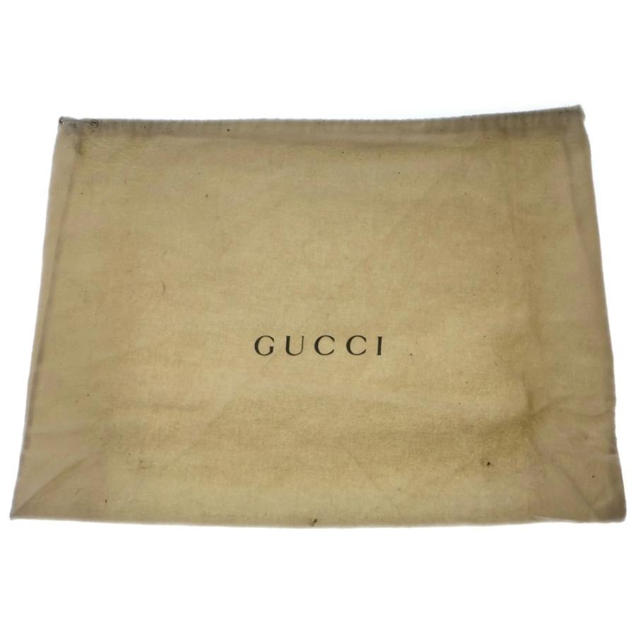 GUCCI（グッチ） バンブー スウェードレザー ハンドバッグ ブラック