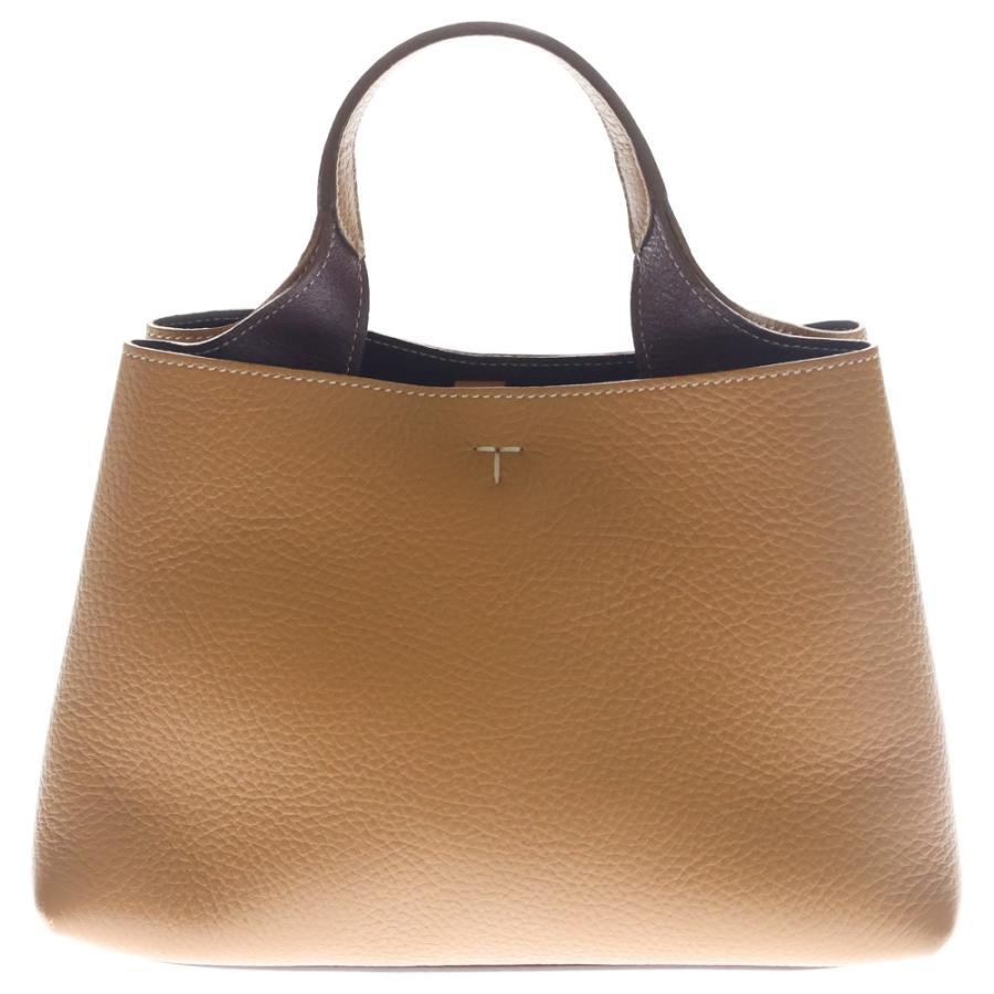 TOD'S（トッズ） Tタイムレス ロゴ刻印 2WAY レザーショルダーバッグ