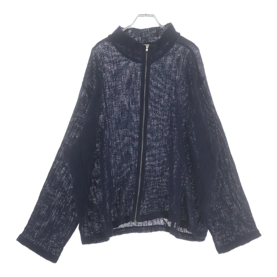 OUR LEGACY アワーレガシー　SUIT TOP 　ベアトップ　ネイビー Our Legacy（アワーレガシー） SHRUNKEN FULLZIP POLO リネン混