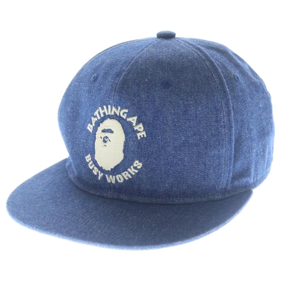 A BATHING APE（アベイシングエイプ） Busy Work Denim Cap ビジー