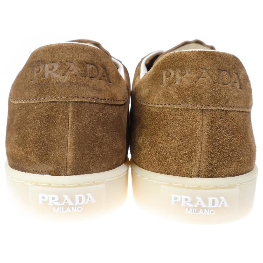 PRADA（プラダ） LANE レーン トライアングルロゴプレート スウェード