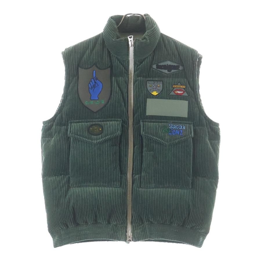 Sacai サカイ　puffer vest ダウンベスト size1 新品未使用 Asymmetric quilted down vest in black - Sacai | Mytheresa