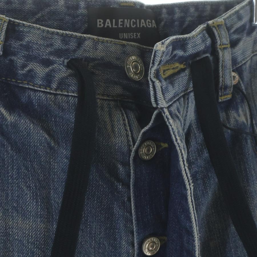 BALENCIAGA（バレンシアガ） 24SS ダメージ加工 ドローストリング