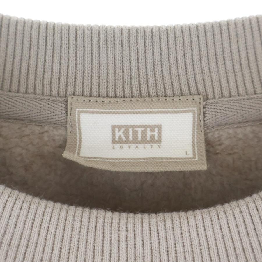 KITH キス Classic Logo Nelson Crewneck ボックスロゴ クルーネックプルオーバースウェットシャツ グレー KHM032548-204 KITH（キス） Classic Logo Nelson Crewneck ボックスロゴ クルー