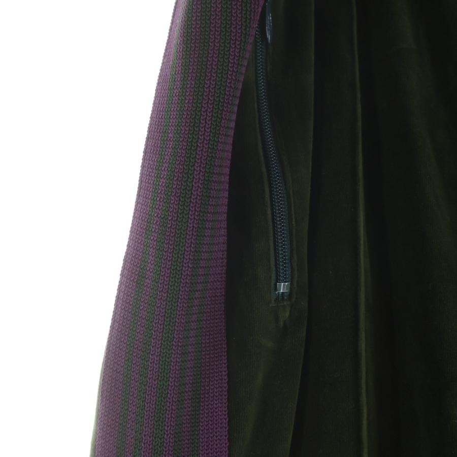 Needles（ニードルス） NARROW TRACK PANT VELOUR ナロー ロゴデザイン