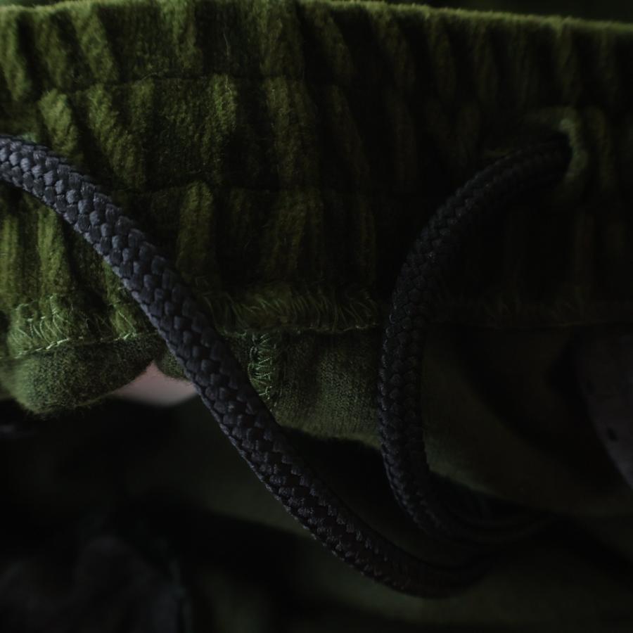 Needles ニードルス NARROW TRACK PANT VELOUR ナロー ロゴデザイン ベロア トラックパンツ カーキ J0229 Needles（ニードルス） NARROW TRACK PANT VELOUR ナロー ロゴデザイン