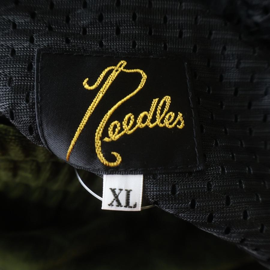 Needles（ニードルス） NARROW TRACK PANT VELOUR ナロー ロゴデザイン