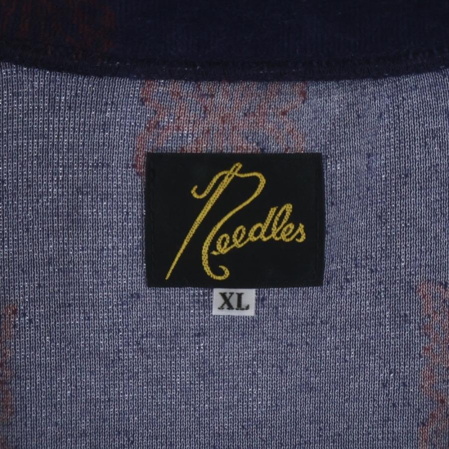 Needles（ニードルス） 22AW パピヨン ベロア ロゴデザイン 総柄