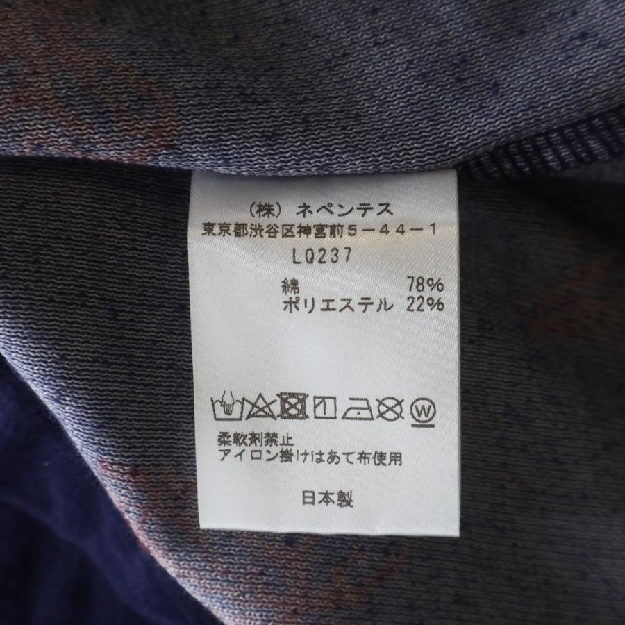 Needles（ニードルス） 22AW パピヨン ベロア ロゴデザイン 総柄