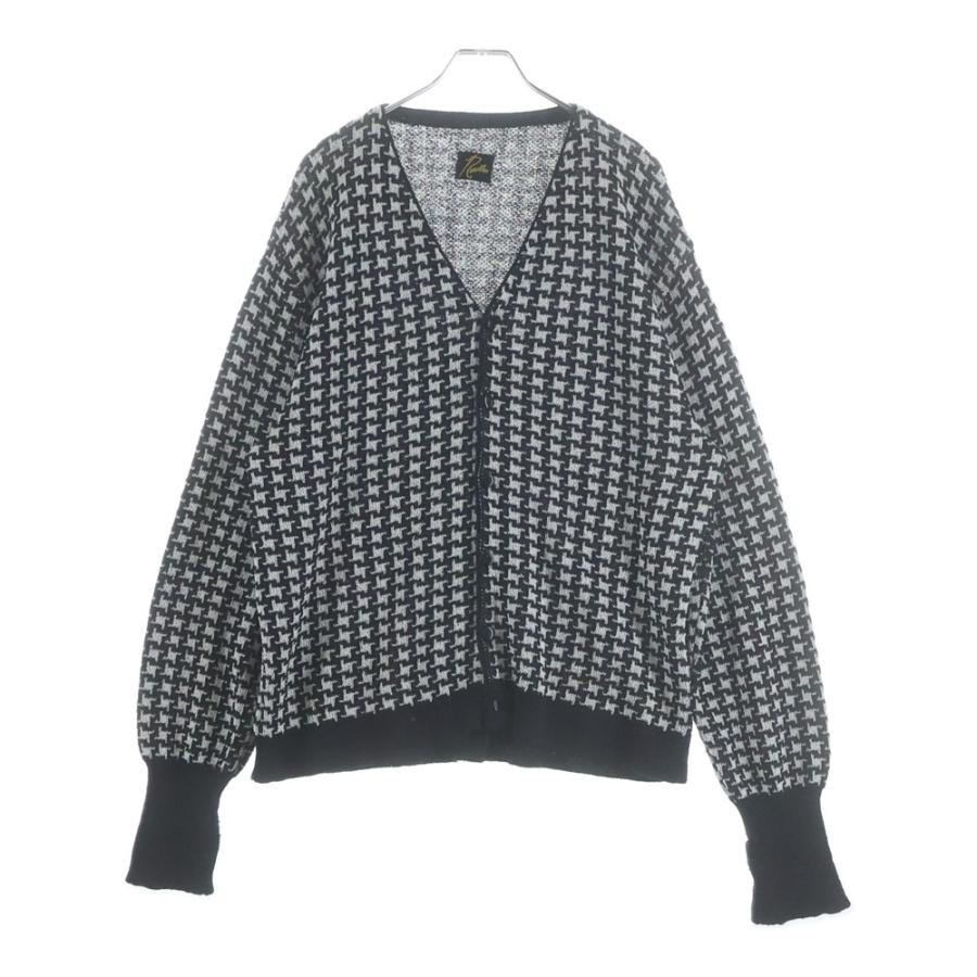 専用 NEEDLES V-Neck Cardigan-Houndstooth Needles（ニードルス） V NECK CARDIGAN HOUNDSTOOTH ハウンズトゥース
