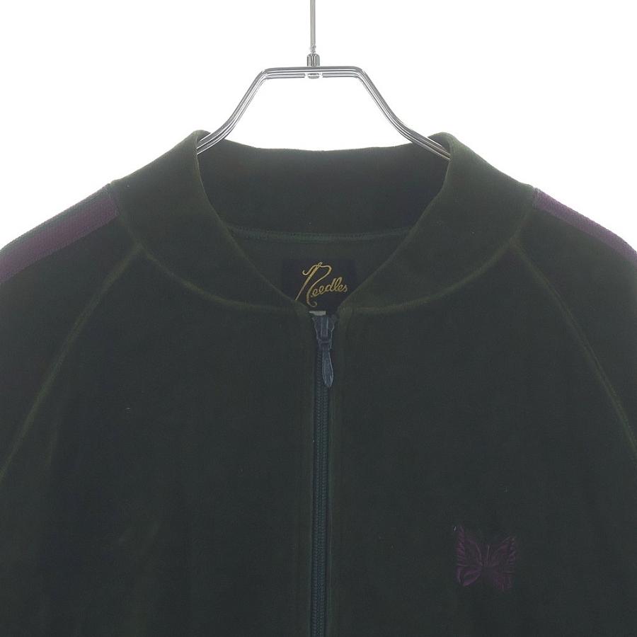 Needles（ニードルス） 21AW VELOUR TRACK JACKET ベロア ロゴデザイン
