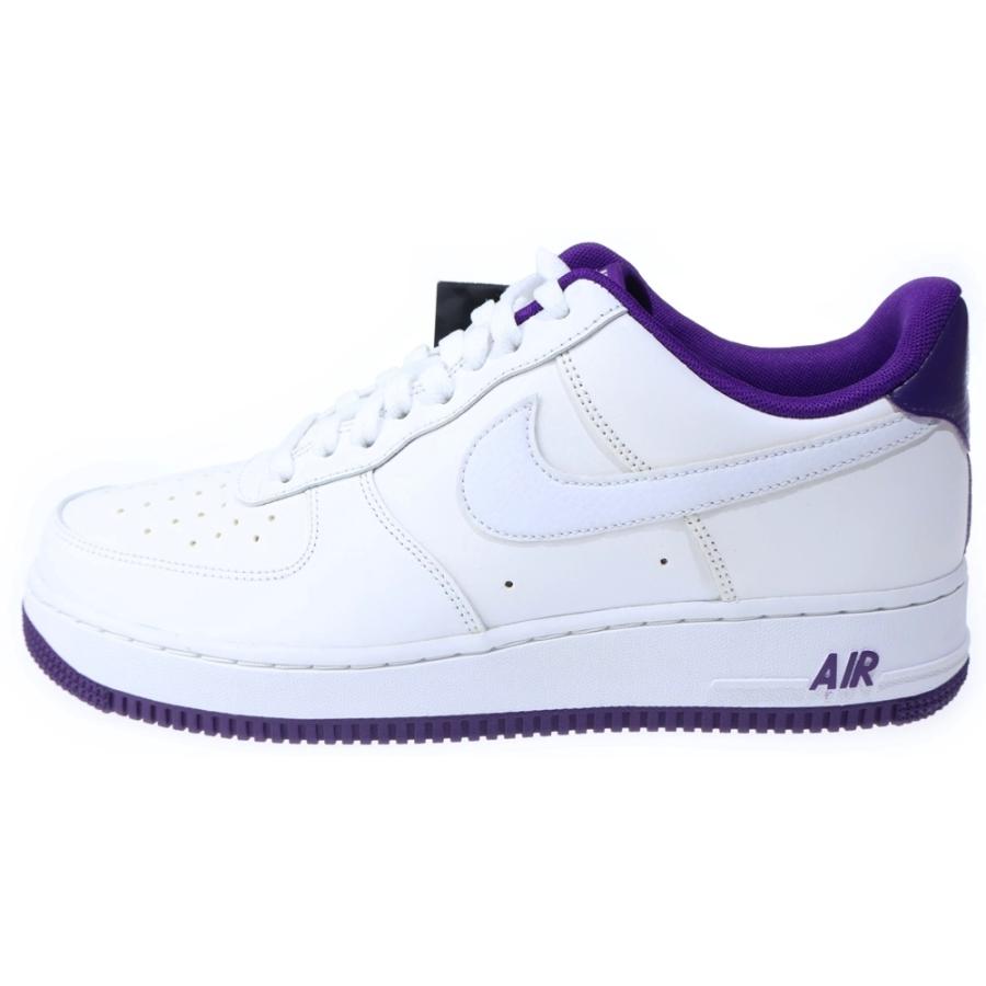 美品 Nike Air Force 1 ホワイト/パープル 31㎝ NIKE（ナイキ） AIR FORCE 1 LOW 07 VOLTAGE PURPLE エアフォース1