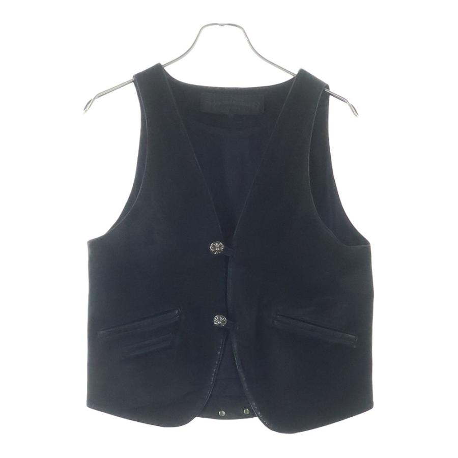 CHROME HEARTS（クロムハーツ） 2B SUEDE VEST スエードレザー クロス 
