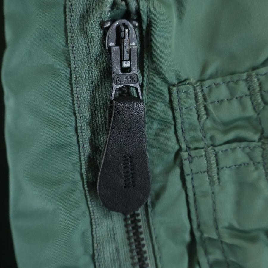 ALPHA INDUSTRIES アルファ インダストリーズ B15D MIL-J-6251B 復刻 襟ボア フライト ボンバージャケット カーキ Alpha Industries（アルファ・インダストリーズ） アルファ