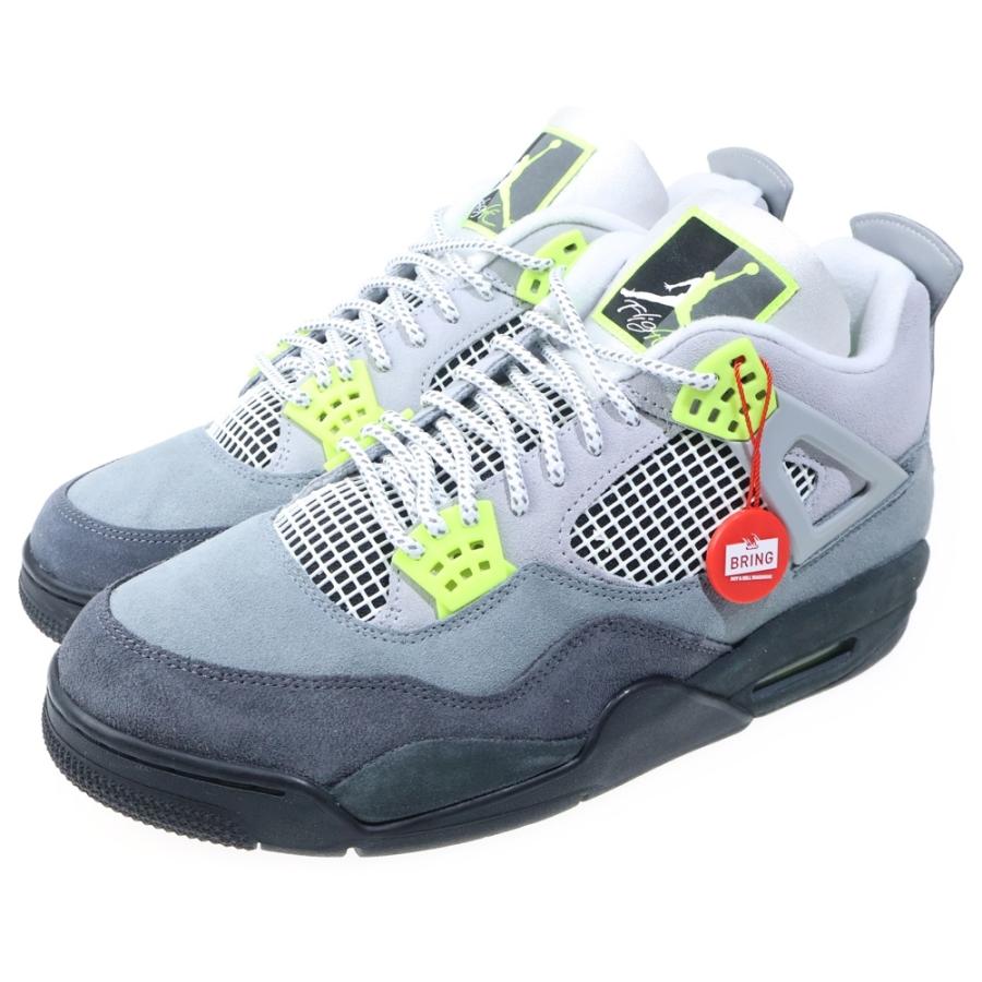 NIKE ナイキ AIR JORDAN 4 RETRO LE NEON エアジョーダン4 レトロ ネオン ハイカットスニーカー イエロー/グレー US9.5/27.5cm CT5342-007 NIKE（ナイキ） AIR JORDAN 4 RETRO LE NEON エアジョーダン4 レトロ