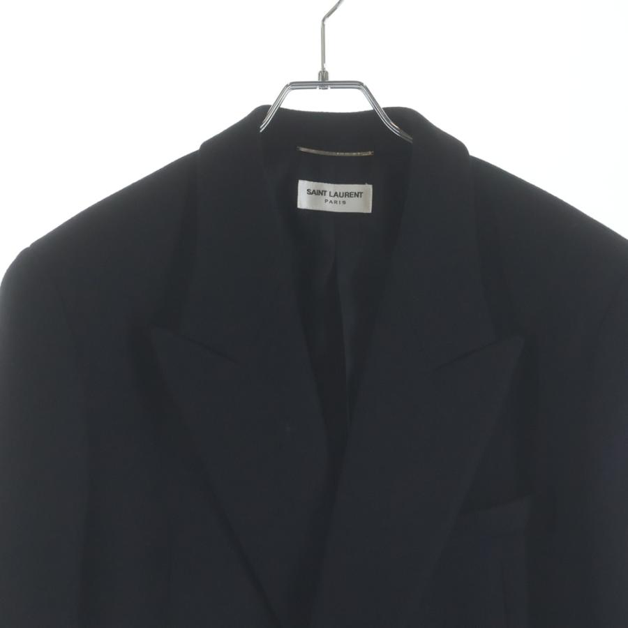 SAINT LAURENT PARIS サンローランパリ シルク メタルボタン ダブル