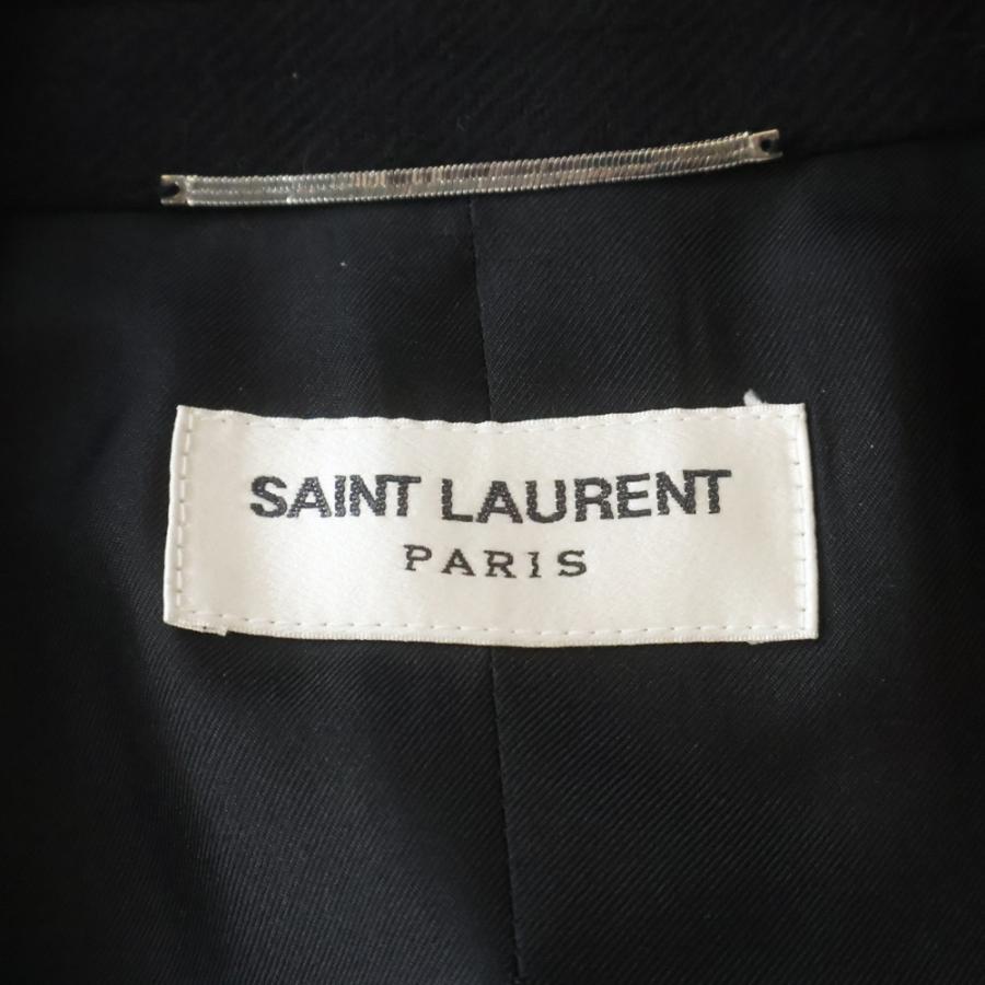 SAINT LAURENT PARIS サンローランパリ シルク メタルボタン ダブル