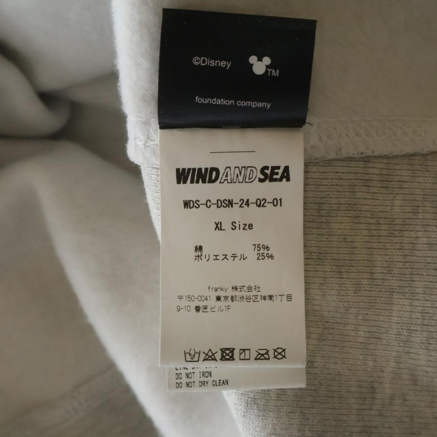 WIND AND SEA（ウィンダンシー） ×DISNEY ZIP UP HODDIE ディズニー