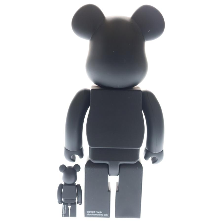 MEDICOM TOY メディコムトイ ×OASIS BE@RBRICK 400% 100% オアシス ベアブリック 人形 フィギュア ブラック_1