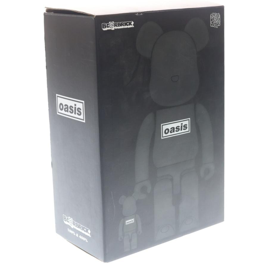 MEDICOM TOY メディコムトイ ×OASIS BE@RBRICK 400% 100% オアシス ベアブリック 人形 フィギュア ブラック_5