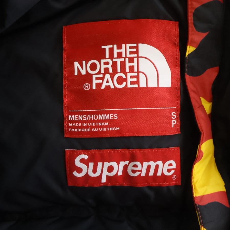 シュプリーム 24SS ×THE NORTH FACE ノースフェイス ヌプシ スプリット ロゴエンブロイダリー ダウンジャケット NF0A875Fの画像