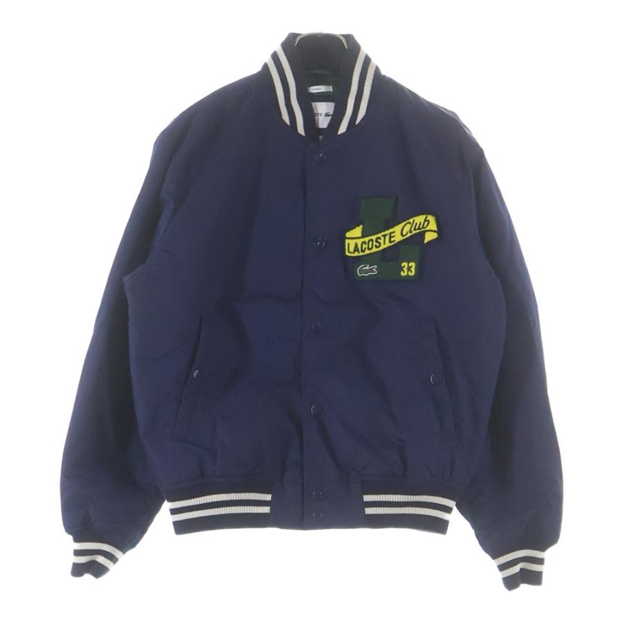 LACOSTE（ラコステ） サテンナイロン ロゴパイルパッチ バーシティ 